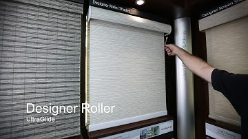 Hunter Douglas Designer Roller UltraGlide system at Carolina Blinds