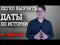 КАК БЫСТРО ЗАПОМНИТЬ ДАТЫ по истории, Выучить важные даты, Запомнить числа ЕГЭ история с нуля