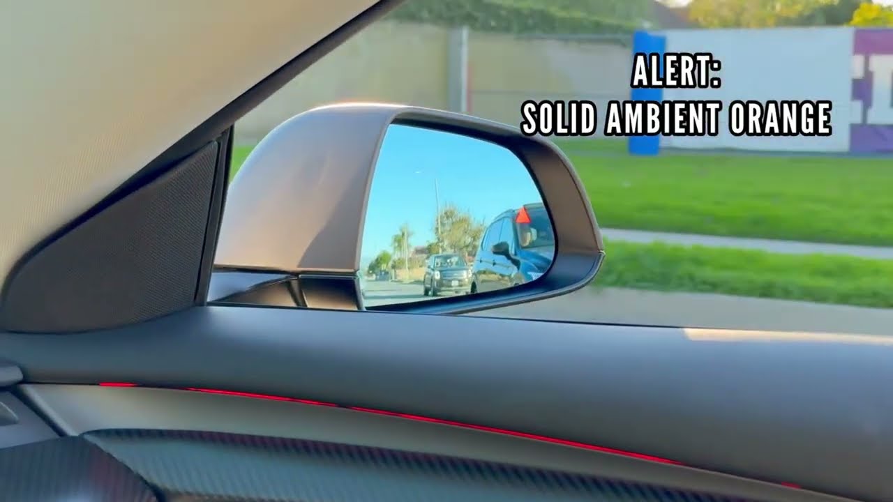 Tesla Model 3/Y Rearview Blind Spot & Door Alert Monitoring Mirrors Upgrade 