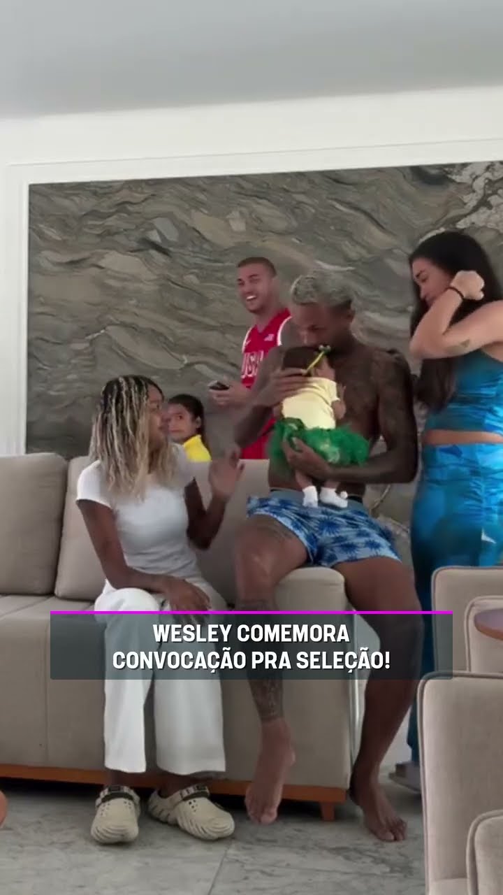 WESLEY MUITO EMOCIONADO APÓS SER CONVOCADO PARA A SELEÇÃO BRASILEIRA!