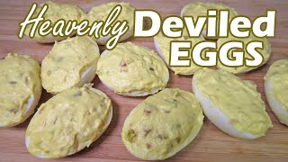 Deviled Eggs - Deviled Egg Recipe - Hard Boiled Eggs Recipe - Party Appetizers Ideas - HomeyCircle