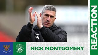 St Johnstone 1 Hibernian 3 | Nick Montgomery's Reaction | cinch Premiership