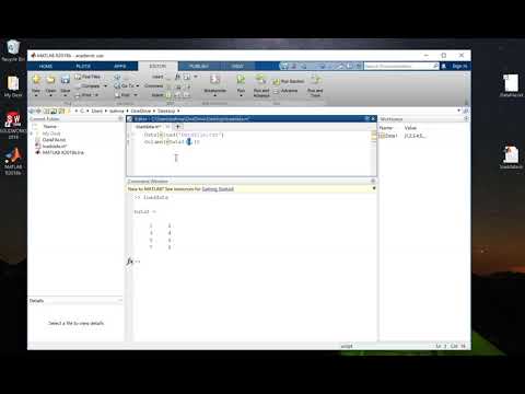 Video: Matlab Uigetfile nədir?