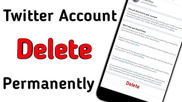 Twitter Account Kaise Delete Kare | How To Delete Twitter Account Permanently