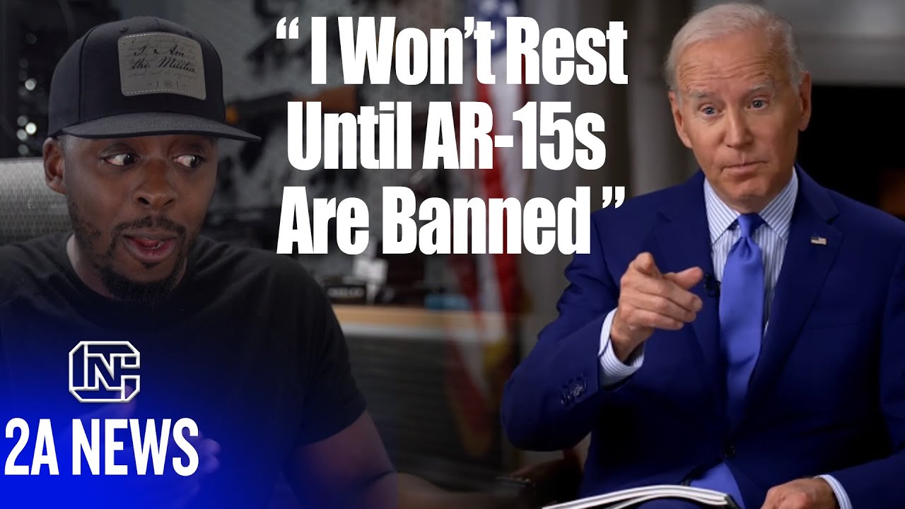 ⁣Joe Biden Says He Won't Rest Until AR-15s Are Banned In 60 Minutes Interview