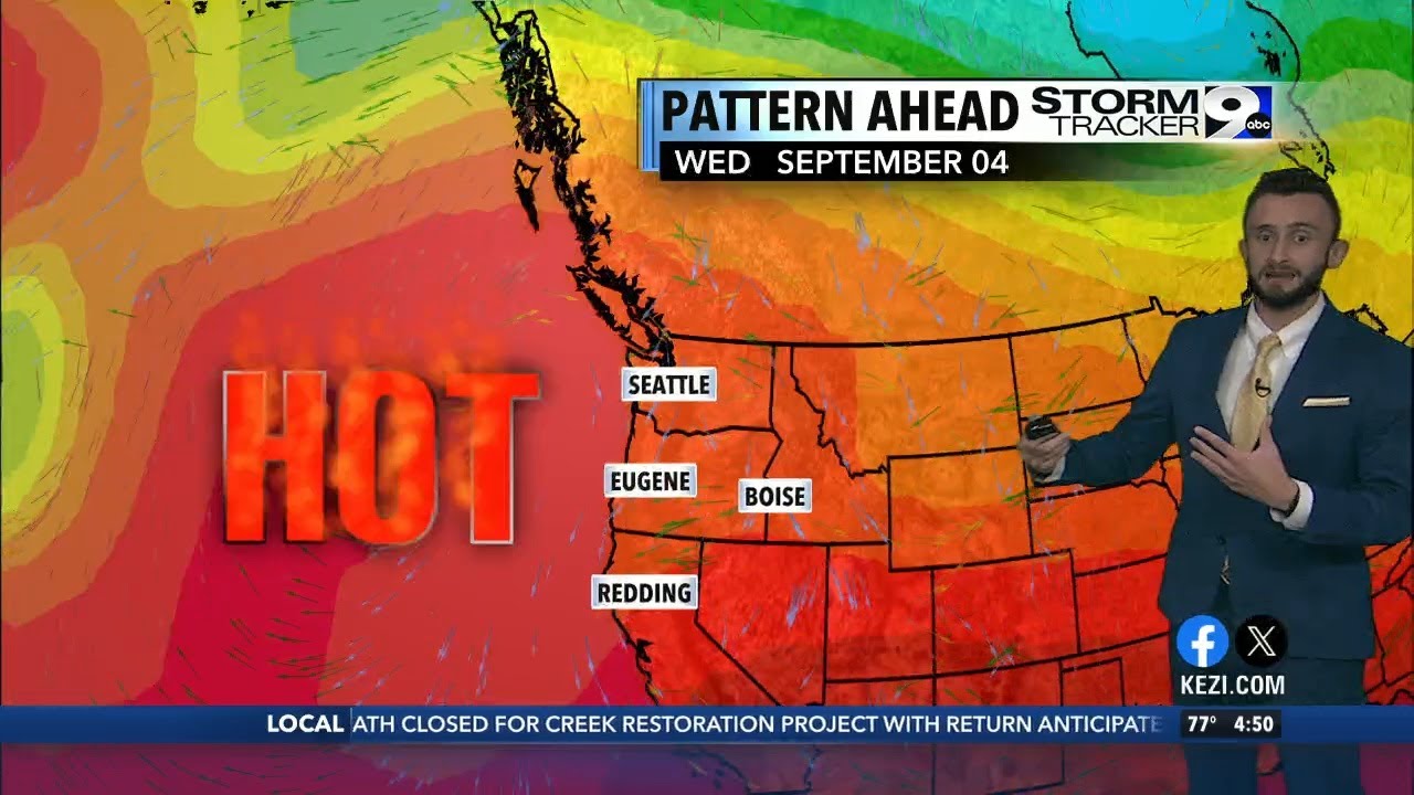 Heat wave set for next 3 days, Much cooler by Monday - YouTube
