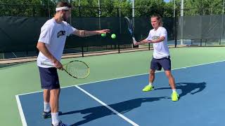 Il tennis in 3 steps: tecnica del diritto con impugnatura, swing e appoggi