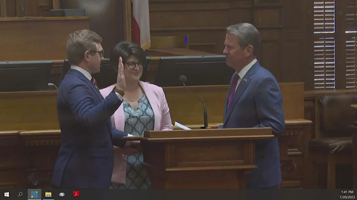 Andrew Pinson sworn in as Georgia Supreme Court Ju...