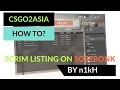 [HOW TO] Create Scrim Listing on SoStronk App 2.0