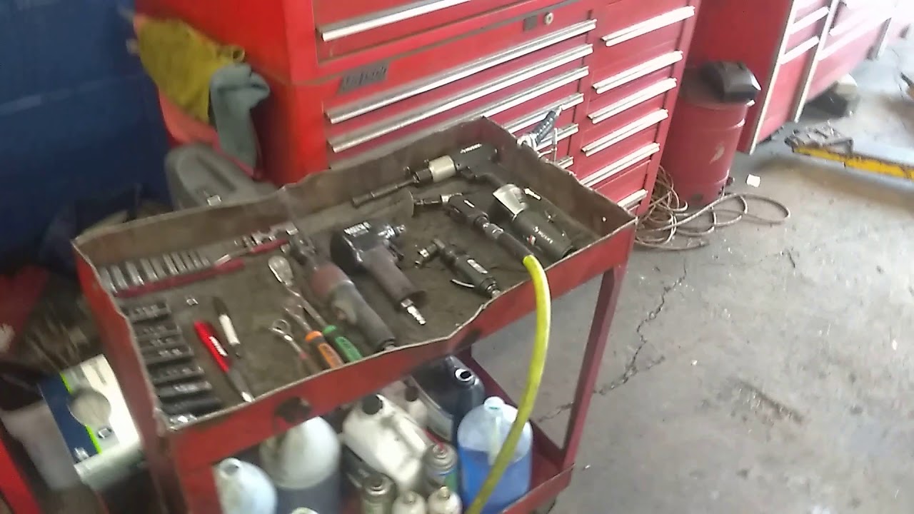 New Husky Angle Die Grinder removing rust... YouTube