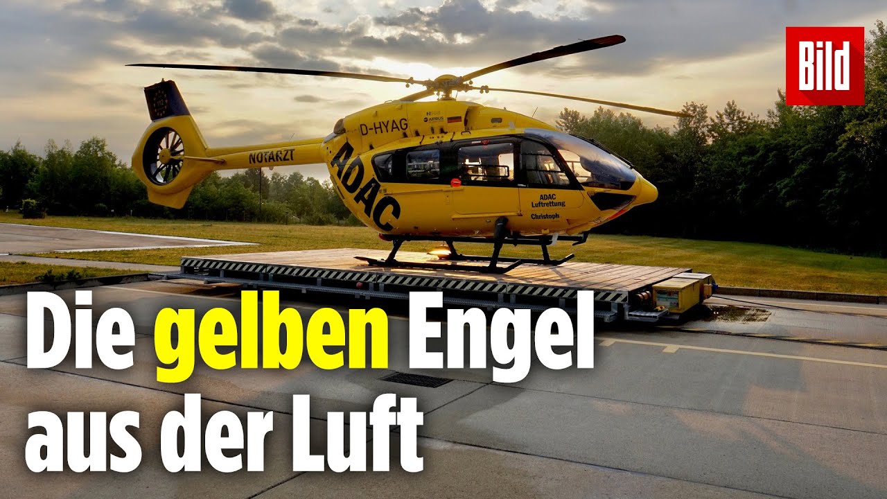 SIE sitzen im gelben Rettungshubschrauber | Die Notretter vom ADAC