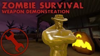 Zombie Survival Weapon Demonstration - A melee weapon