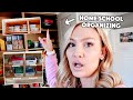 HOMESCHOOL ORGANIZING!! (before and after)