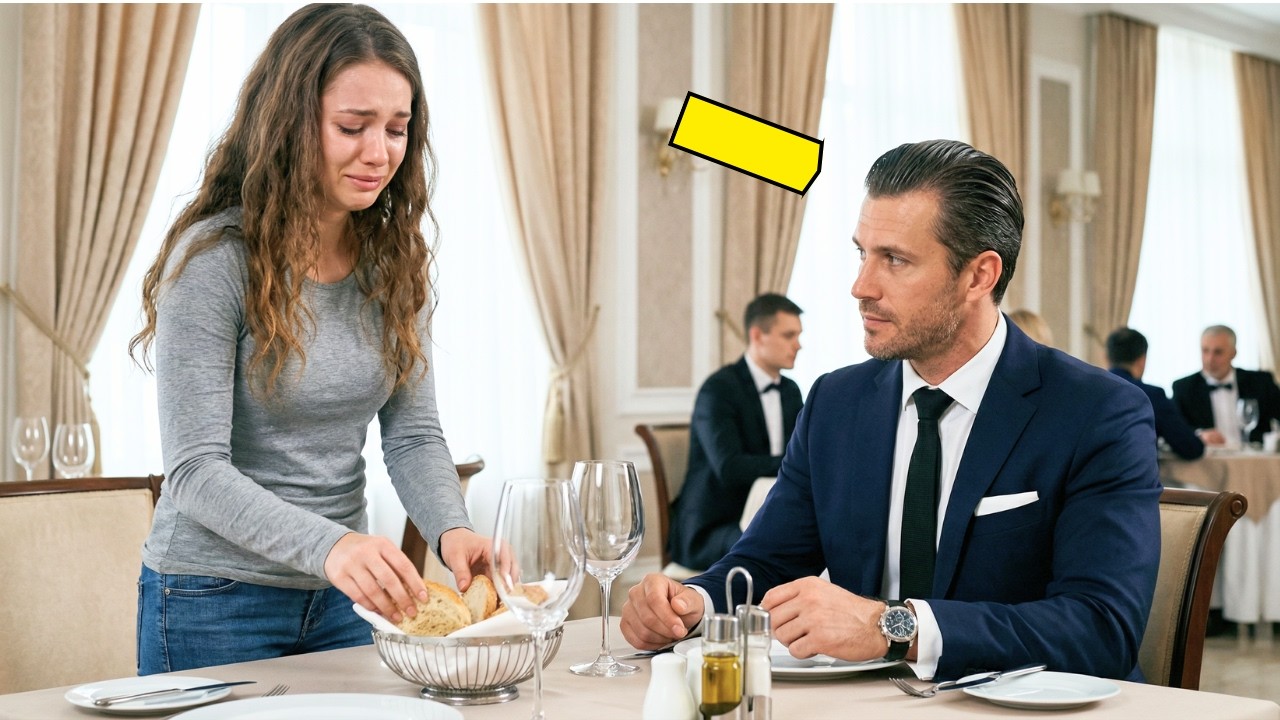 Hladová po 24 hodinách bez jídla popadla ze stolu chléb... netušíc, že ​​tam sedí miliardář...