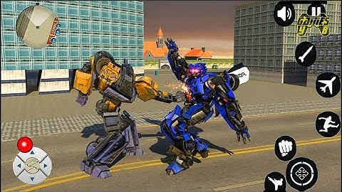 Police Robot Aircraft War (By Game Skull Studio) - Android Gameplay