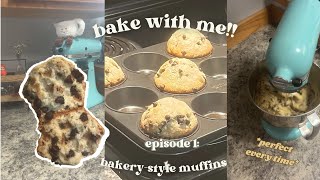 let's make perfect bakery-style muffins at home (they turned out INSANE) 🧁👀 #baking #recipe #muffins