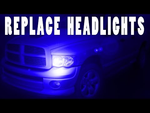 How to Change Headlights Dodge Ram 1500 02-06
