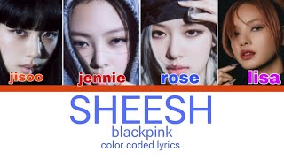 [AI COVER] BLACKPINK 'SHEESH' (color coded lyrics) | Original by BABYMONSTER Resimi