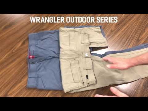 wrangler glacier outdoor performance comfort flex cargo pants
