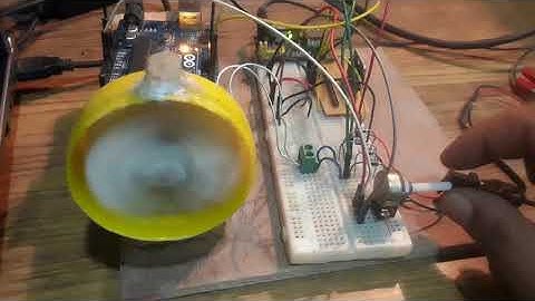 DC motor speed control with Arduino PWM and Potentiometer