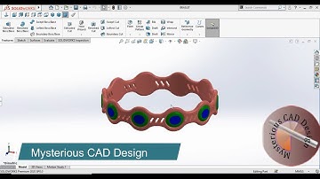 solidworks jewelry design |  Bracelet design in solidworks  || solidworks tutorial #23