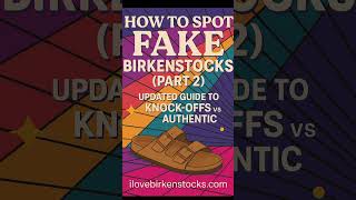 Fake vs Real Birkenstocks Checklist | Free Printable Guide by Gina Mama