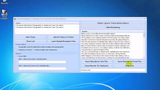 How To Use Extract Paragraphs or Sentences From Text and HTML Files Software