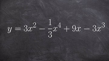 Determine the degree and leading coefficient of a polynomial not in descending order