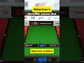 Robertson's incredible swerve shot | #snooker #trickshot #Ronnie #trump #selby #zhao #pool #sports