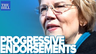 Panel: Warren takes a page from Bernie's playbook on progressive endorsements