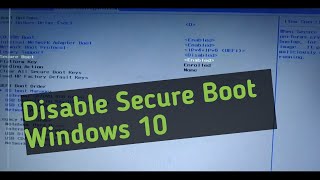 secure boot grayed out | How to disable secure boot windows 10