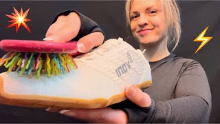 ASMR FAST & AGGRESSIVE SHOE TAPPING/SCRATCHING/BRUSHING💥