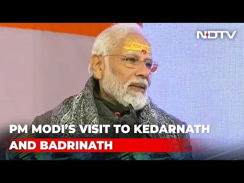 PM Modi Visits Kedarnath Temple, To Lay Foundation For 2 Key Ropeways