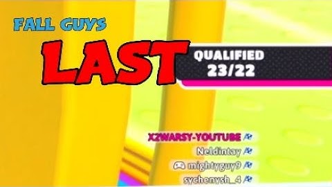 Fall Guys BUT I have to get LAST every ROUND