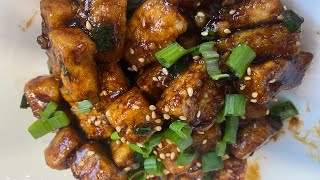 How to cook a Delicious crispy soy taukwa #asmr