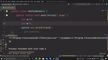 Write a Java Program to Print the Sum of Two Numbers | Java Basic Exercise | Java Problems 2021 | HC