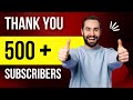 Beenum learning channel journey from 0 to 500 subscribers  thank you to 500 incredible people