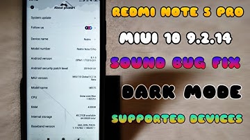 Redmi Note 5 Pro: MIUI 10 Global Public Beta 9.2.14 | Sound Fix