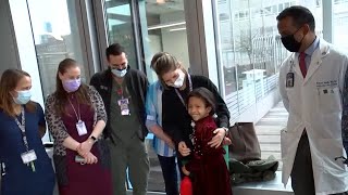 10-year-old NYC girl celebrates transplant 'Heart-a-versary'