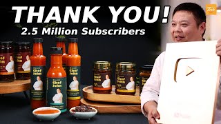 A Special Announcement! 2.5 Million Subscribers Celebration | Thank You • Taste Show
