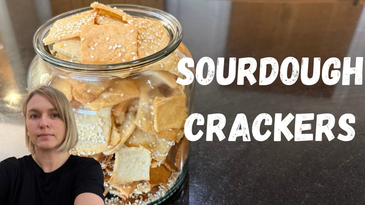 Sourdough Discard Crackers | Otterwood Kitchen | Family Favourite Recipe