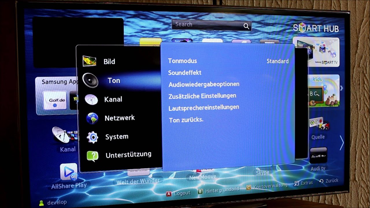 how to get youtube on 2012 samsung smart tv