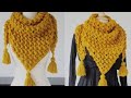 How to Crochet Quick Easy Women Shawl Pattern tutorial For Beginners#crochet#knitting#diy shawl