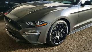 The New 2018 Ford  Mustang EcoBoost With Awesome Wheels