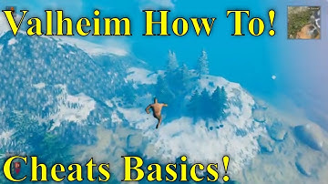 Valheim How to Use Cheats! Basics! Console Commands!