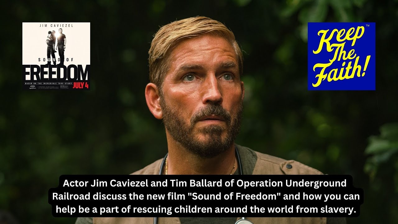Actor Jim Caviezel & real-life hero Tim Ballard go behind the scenes of new film "Sound of Freedom" - YouTube