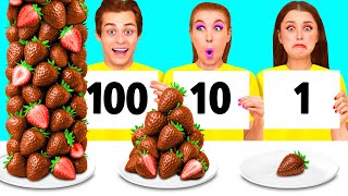 Download Lagu تحدي 100 طبقة من الطعام | معركة الصالحة للأكل DaDaDa Challenge MP3