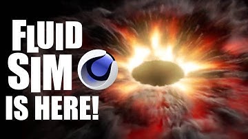 Fluid Simulation Coming in Cinema 4d new Release : Exciting!