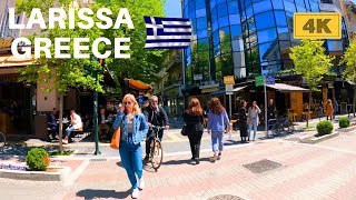 Larissa, Greece: A Walking Tour In 4K (2024)