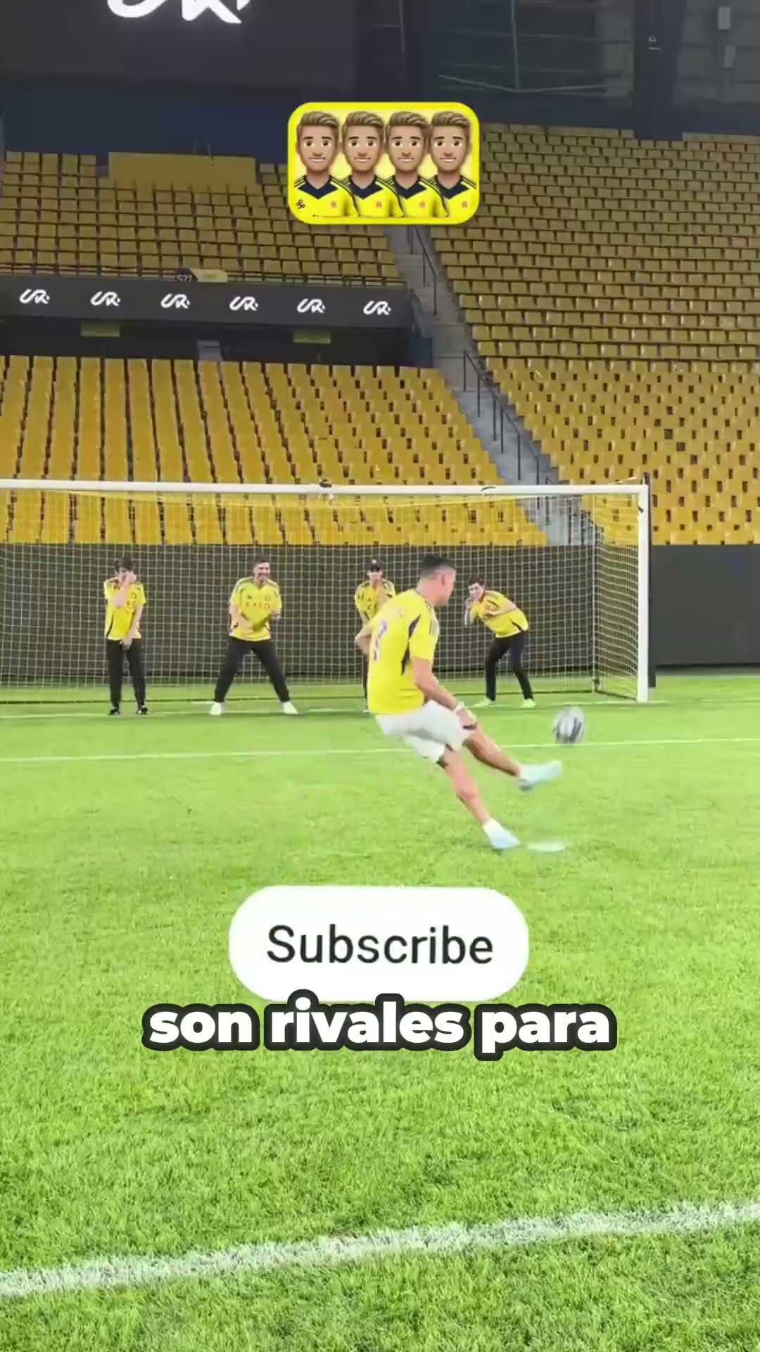 Cuántas personas para a RONALDO❓⚽